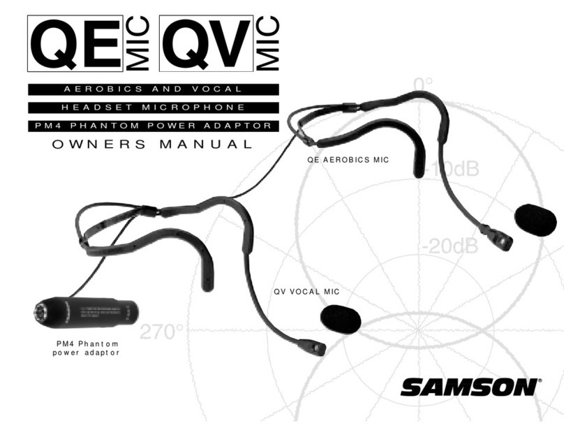 Samson QV owner's manual