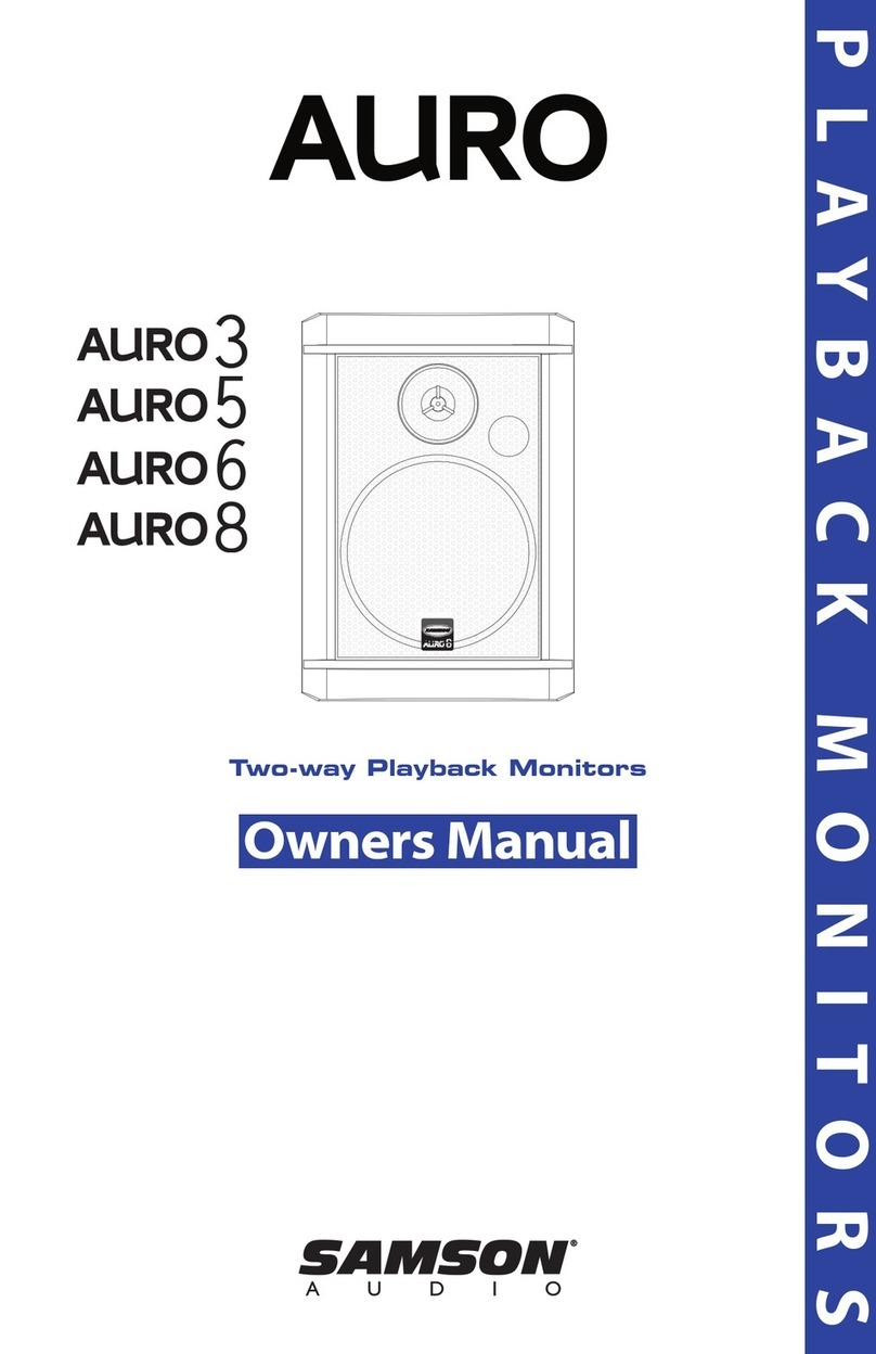 Samson AURO5 User manual
