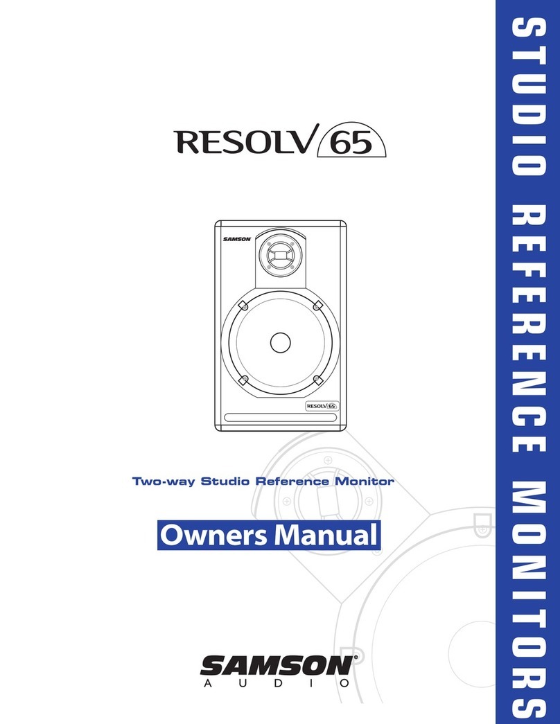 Samson Resolv 65 User manual