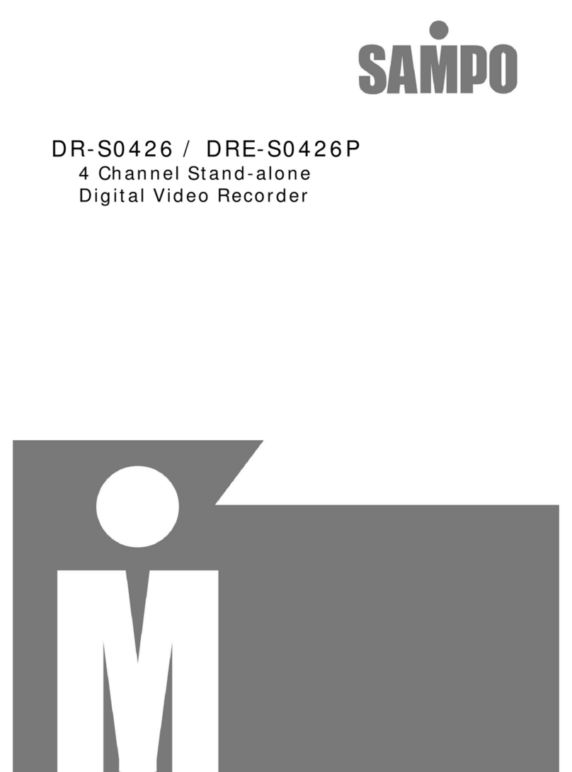 Sampo DR-S0426 owner's manual