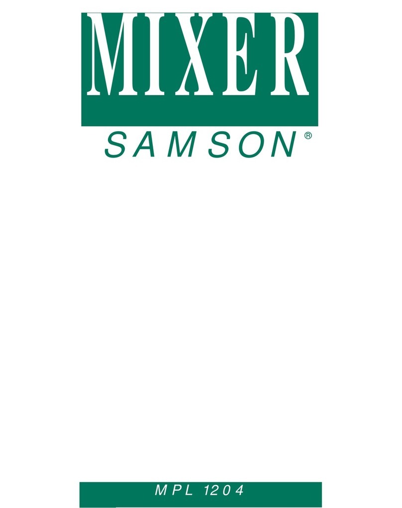Samson MPL 1204 owner's manual