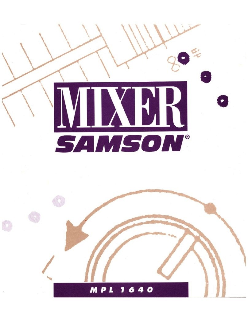 Samson MPL 1640 User manual