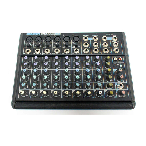 Samson Mixpad 12 Specifications