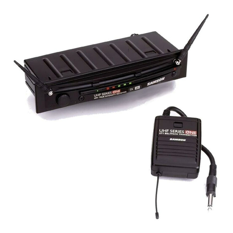 Samson UHF 801 User manual