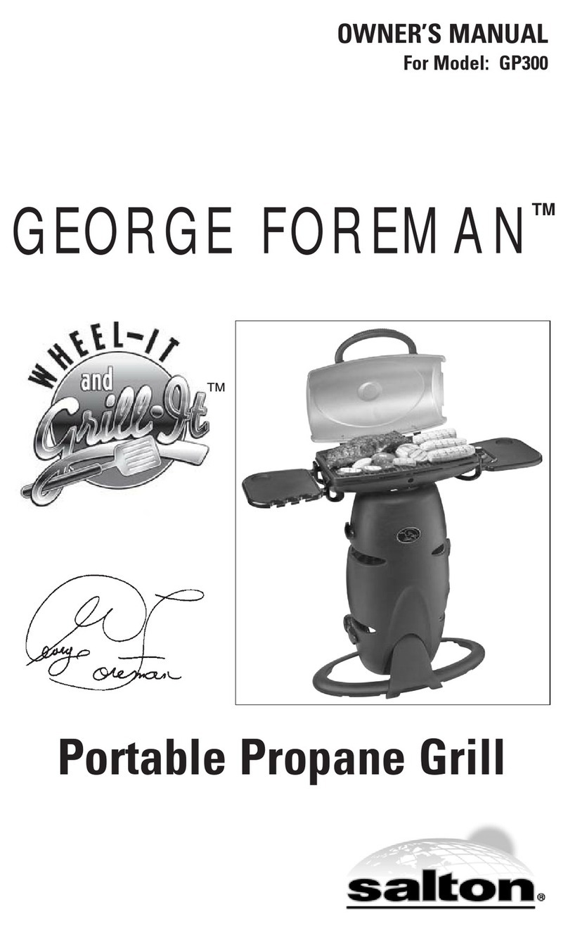 George Foreman GP300 owner's manual
