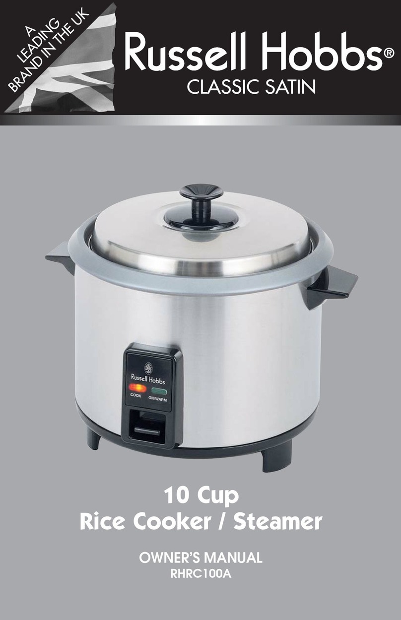 Russell Hobbs RHRC100A owner's manual