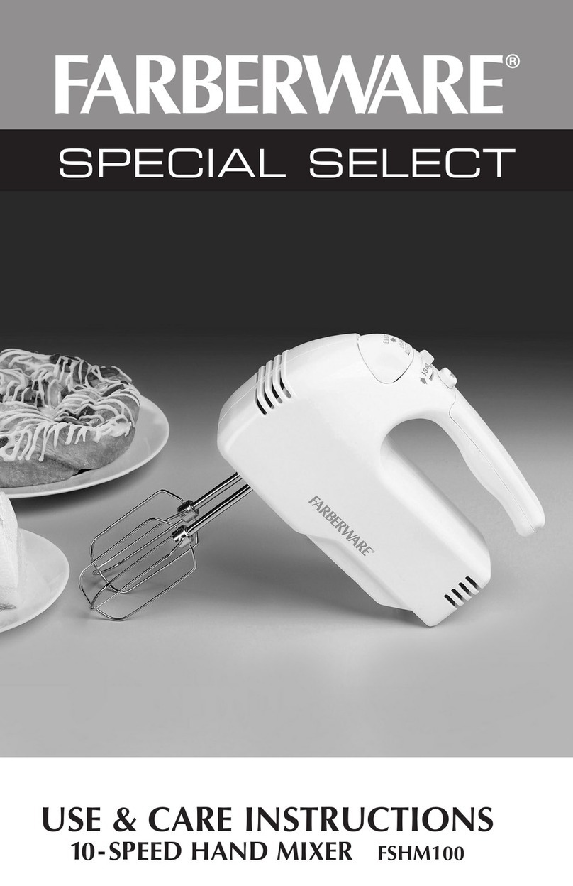 Farberware FSHM100 Use and care instructions Farberware FSHM100 Use and care instructions