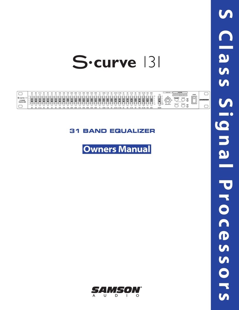 Samson S-Curve 131 owner's manual