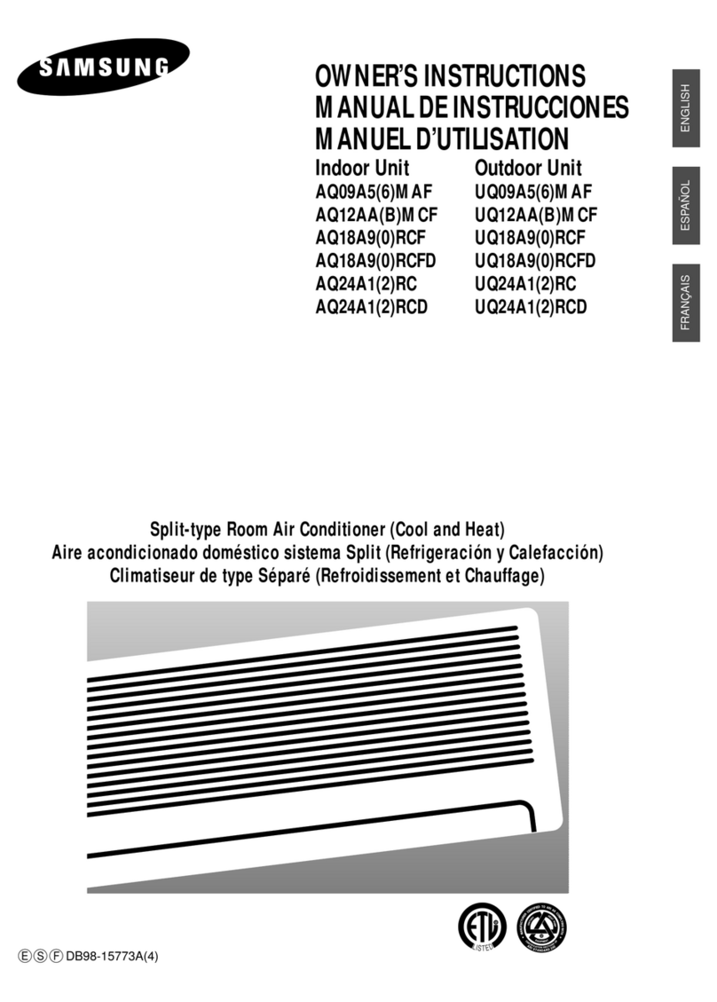 Samsung AQ09A5(6)MAF User manual