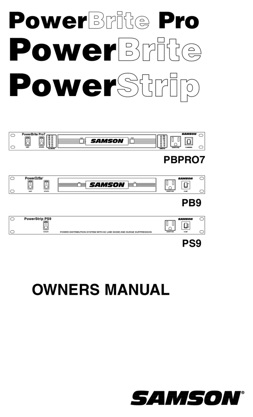 Samson PowerBrite Pro7 User manual