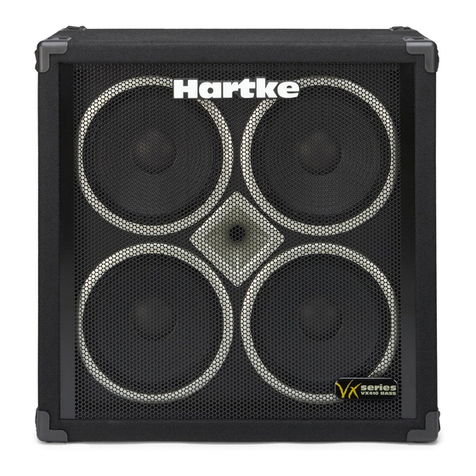 Hartke Bass Enclosure VX410 User manual