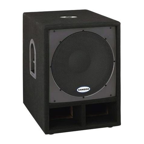 Samson Resound Rs15s owner's manual