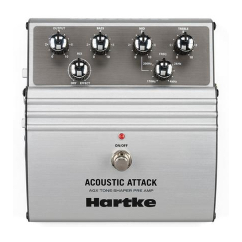Hartke Hartke Acoustic Pre-Amp owner's manual