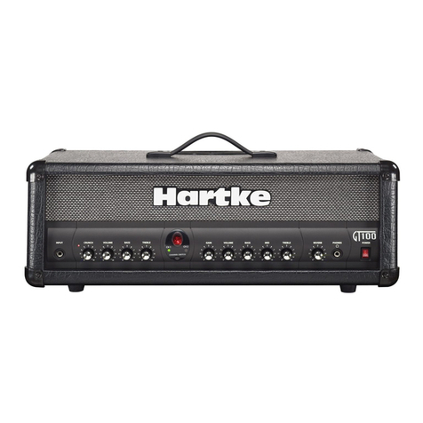Hartke GT100 owner's manual