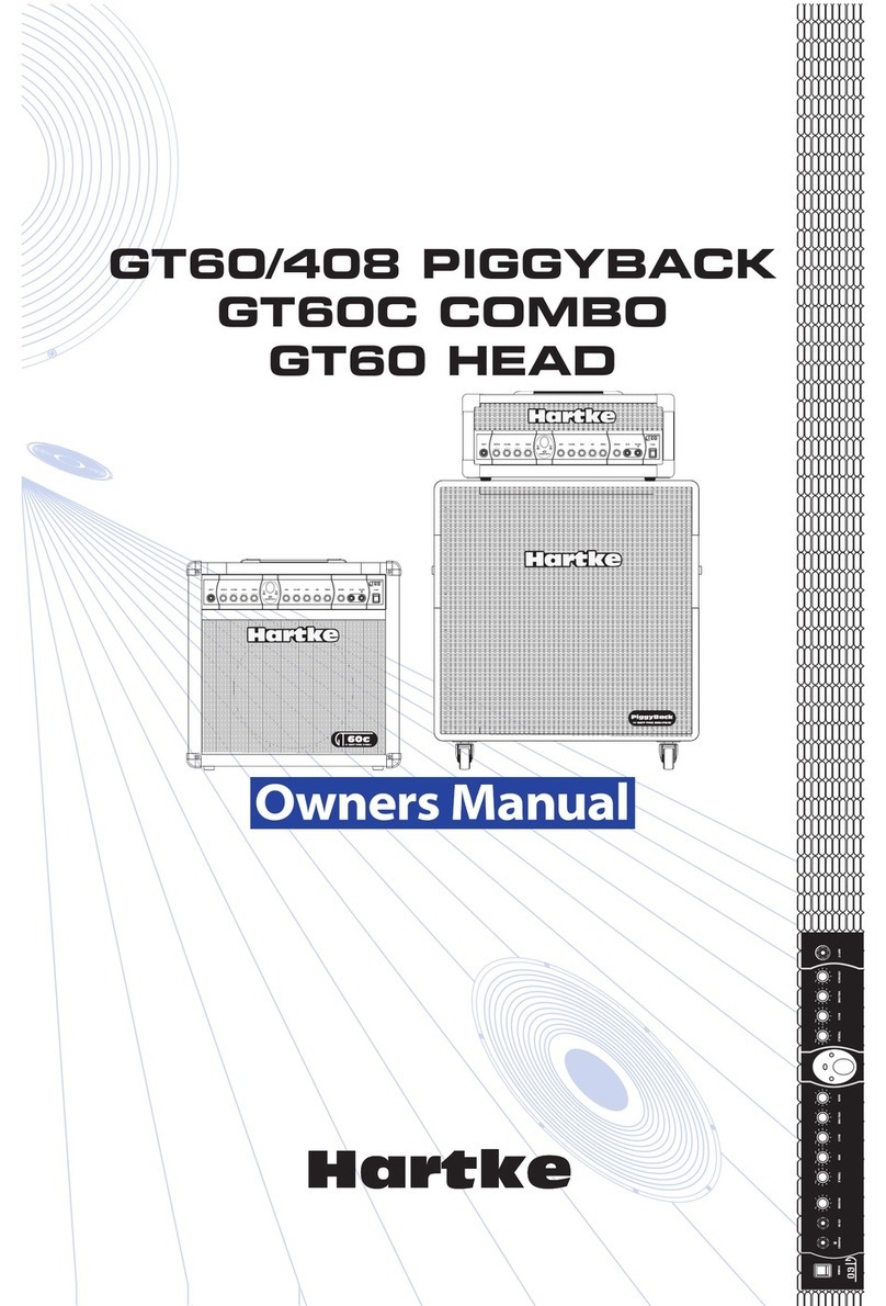 Hartke GT60 User manual