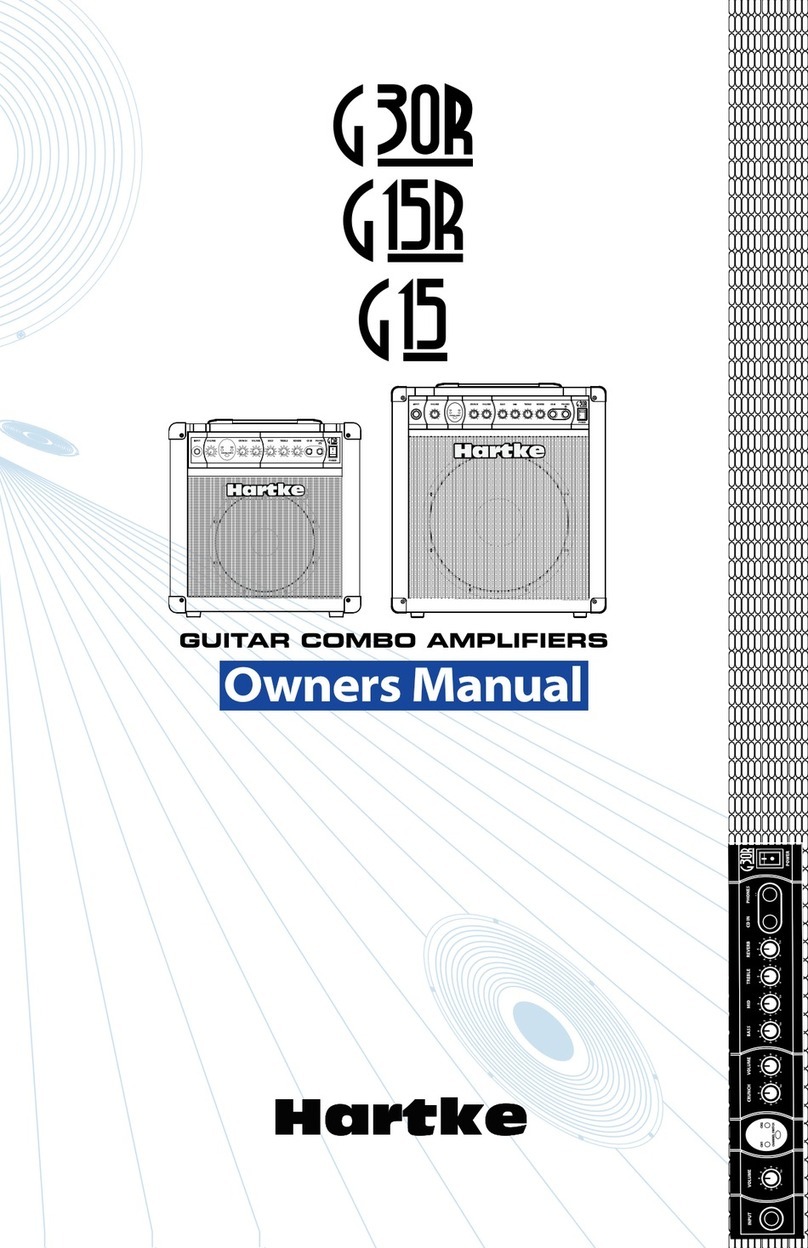 Hartke G15 owner's manual