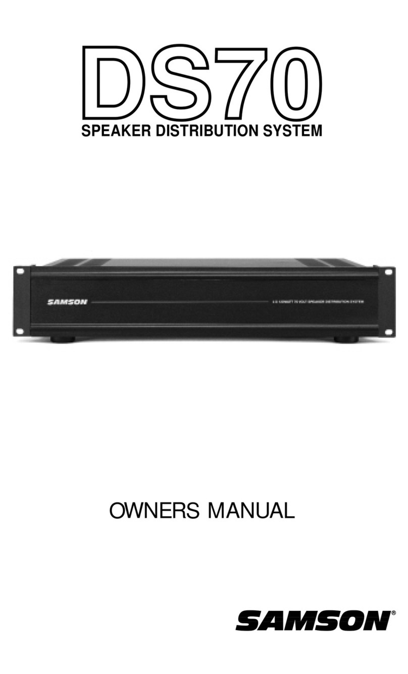 Samson DS70 owner's manual