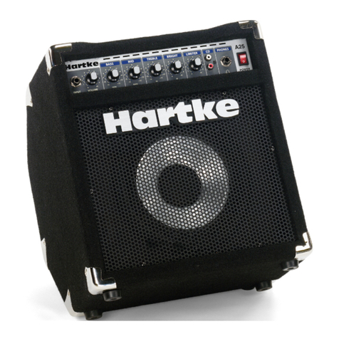 Hartke A25 owner's manual