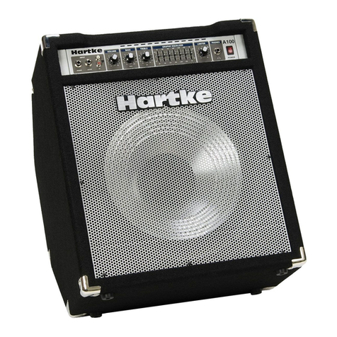 Hartke A100 owner's manual