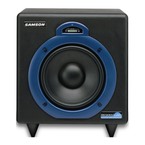 Samson Resolv sub88 owner's manual