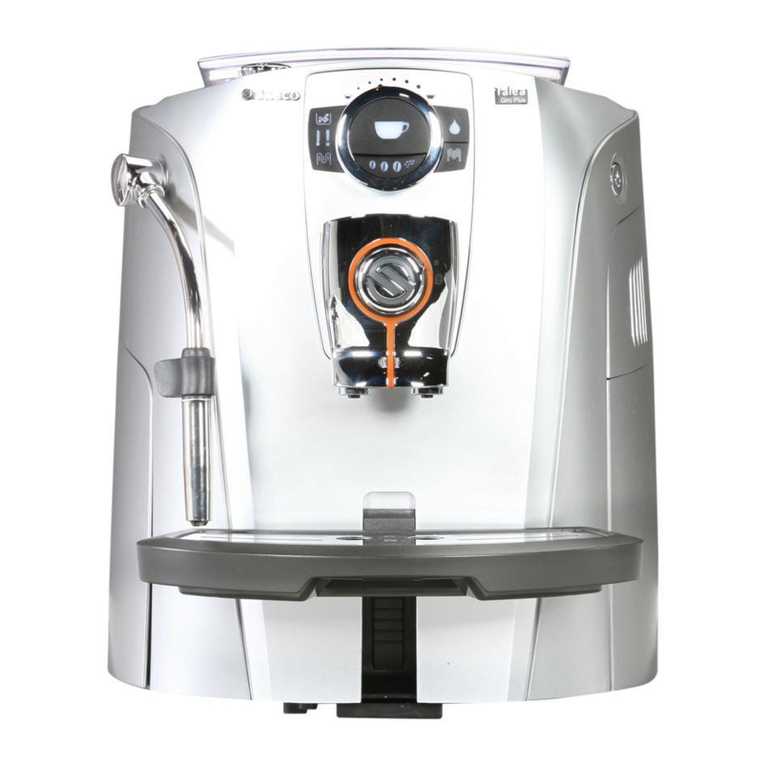 Saeco SUP032OR Operation and maintenance manual
