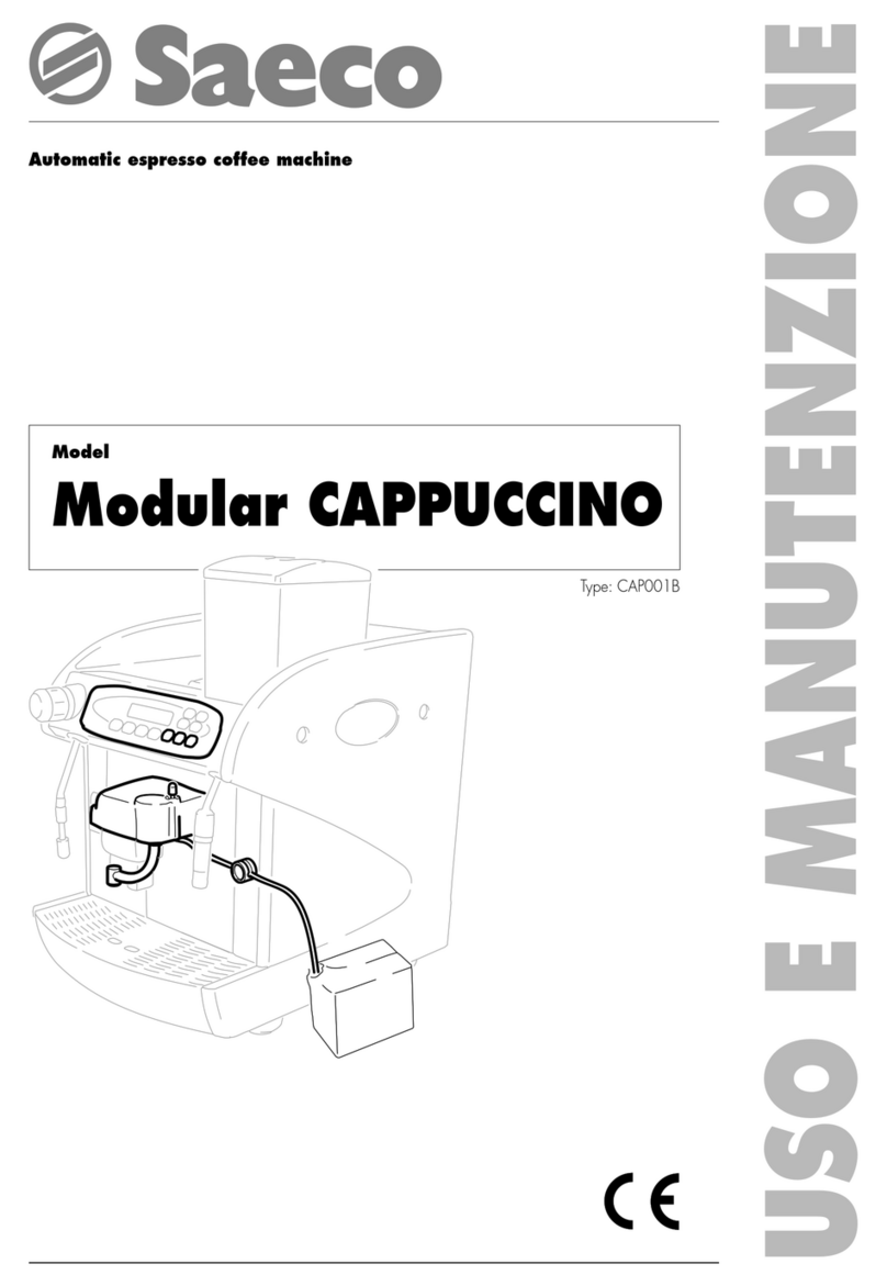 Saeco CAP001B User manual Saeco CAP001B User manual