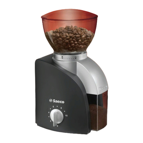 Saeco Conical Burr Grinder Titan instruction manual