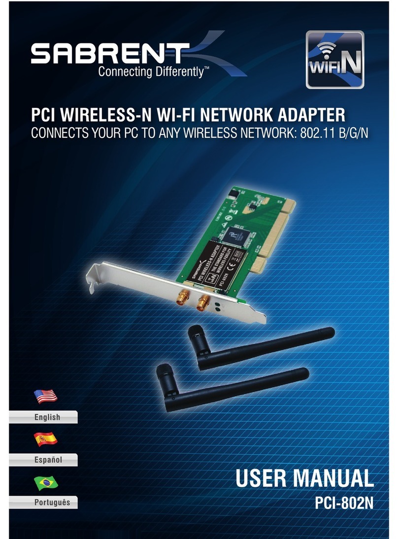 Sabrent PCI-802N user manual