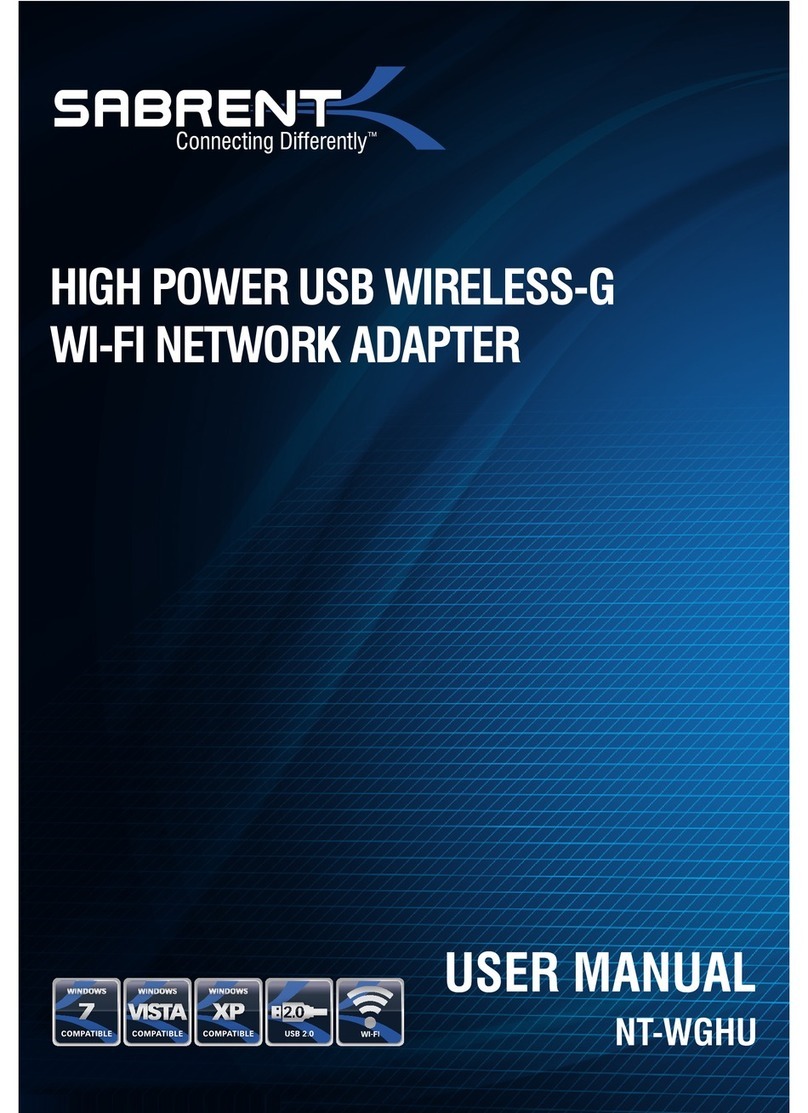 Sabrent NT-WGHU user manual