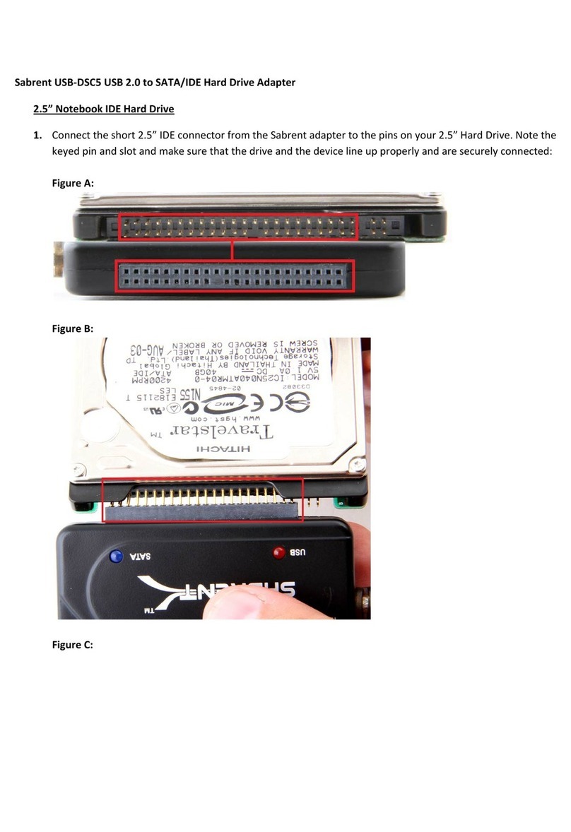 Sabrent USB-DSC5 User manual