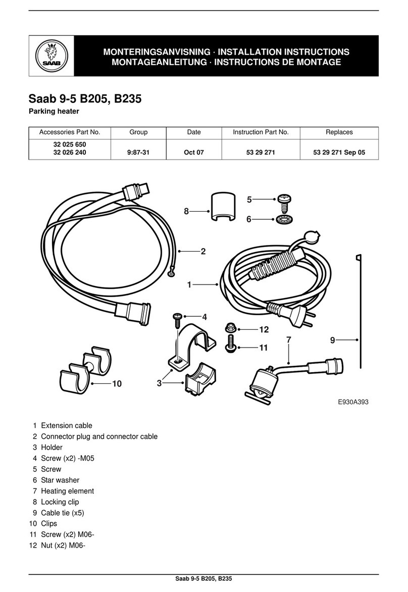 Saab B205 installation instructions