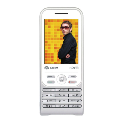 Sagem MyX-8 User manual