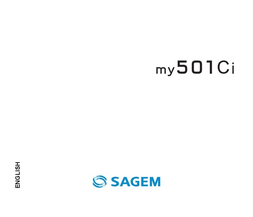Sagem my501Ci User manual