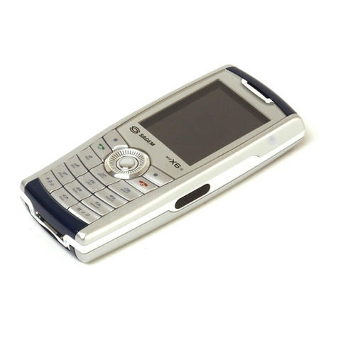 Sagem MY X6-2 user manual