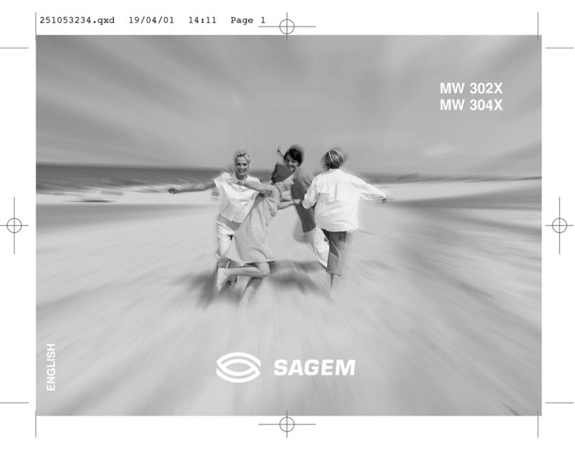 Sagem MW 304X User manual