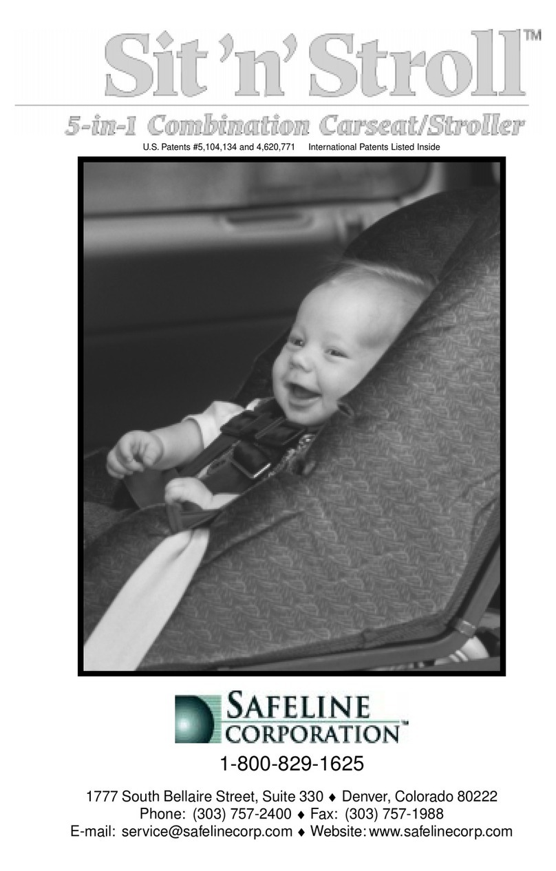Safeline Sit'n'Stroll owner's manual