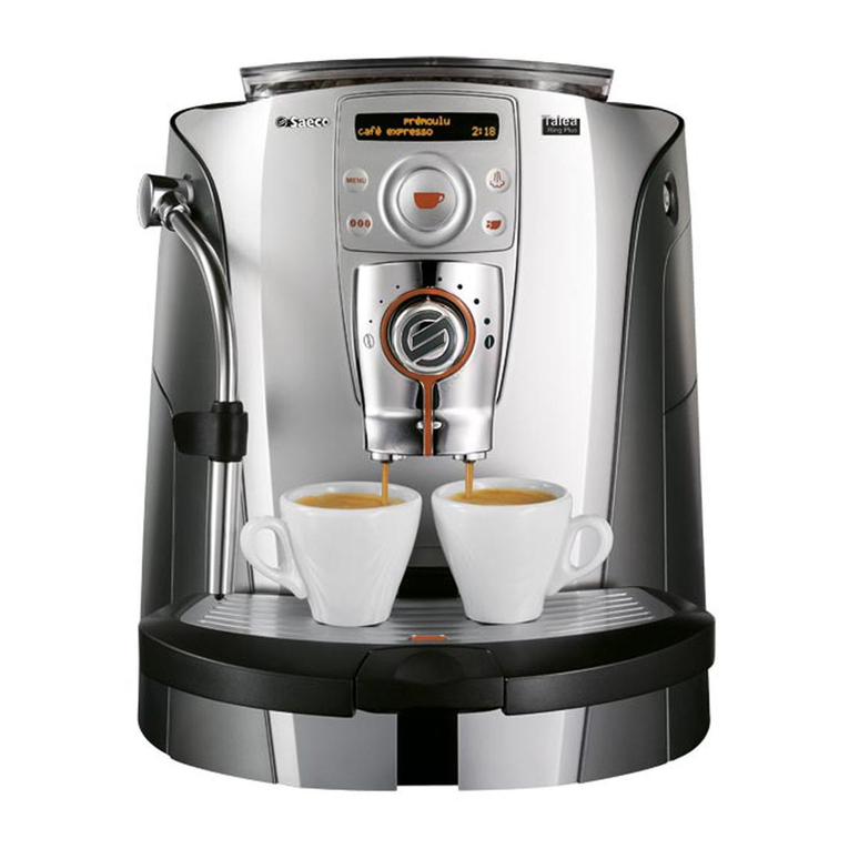 Saeco suP-032Br Operation and maintenance manual