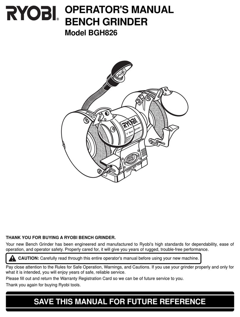 Ryobi BGH826 User manual