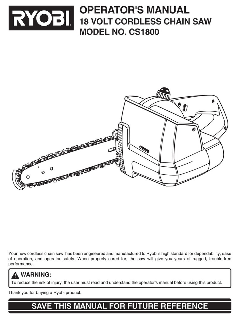 Ryobi CS1800 User manual