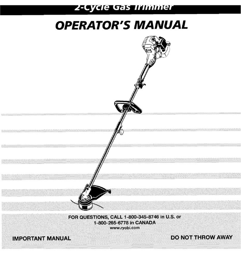 Ryobi Trimmer User manual