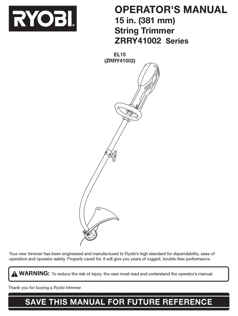 Ryobi ZRRY41002 Series Operator's manual Ryobi ZRRY41002 Series Operator's manual