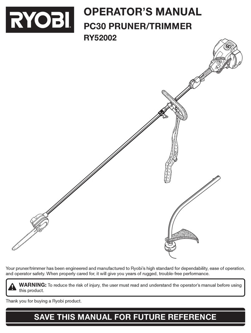 Ryobi RY52002 Operator's manual