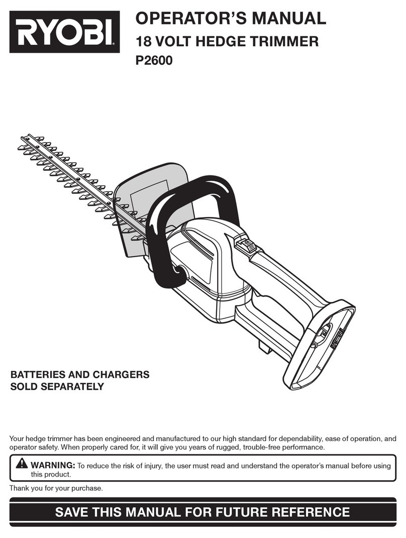 Ryobi P2600 User manual