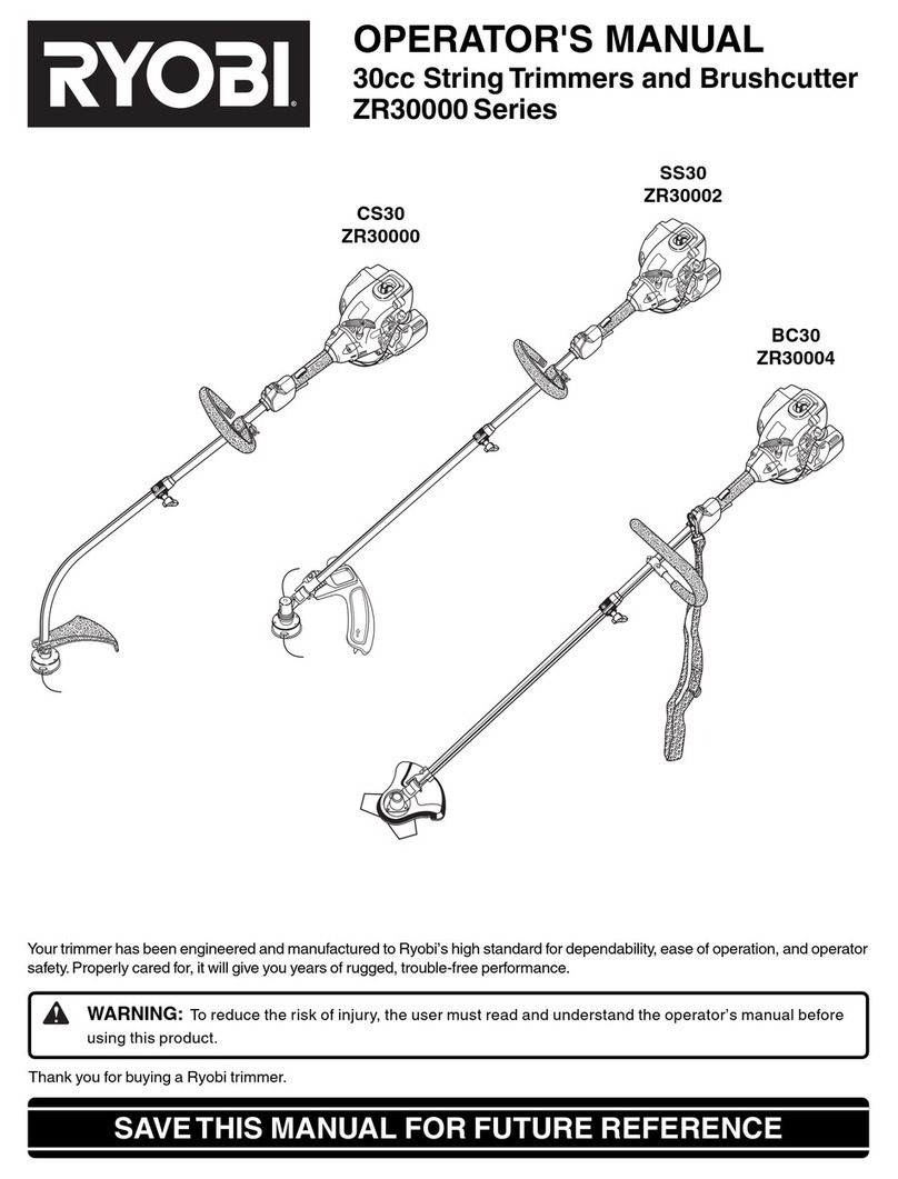 Ryobi BC30 ZR30004 Operator's manual