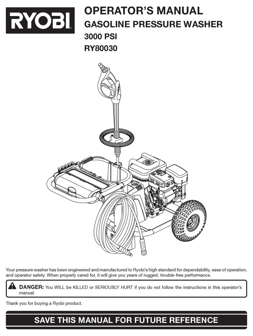 Ryobi RY80030A Operator's manual