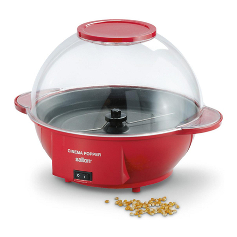 Salton CP-1204 Cinema Popper User manual