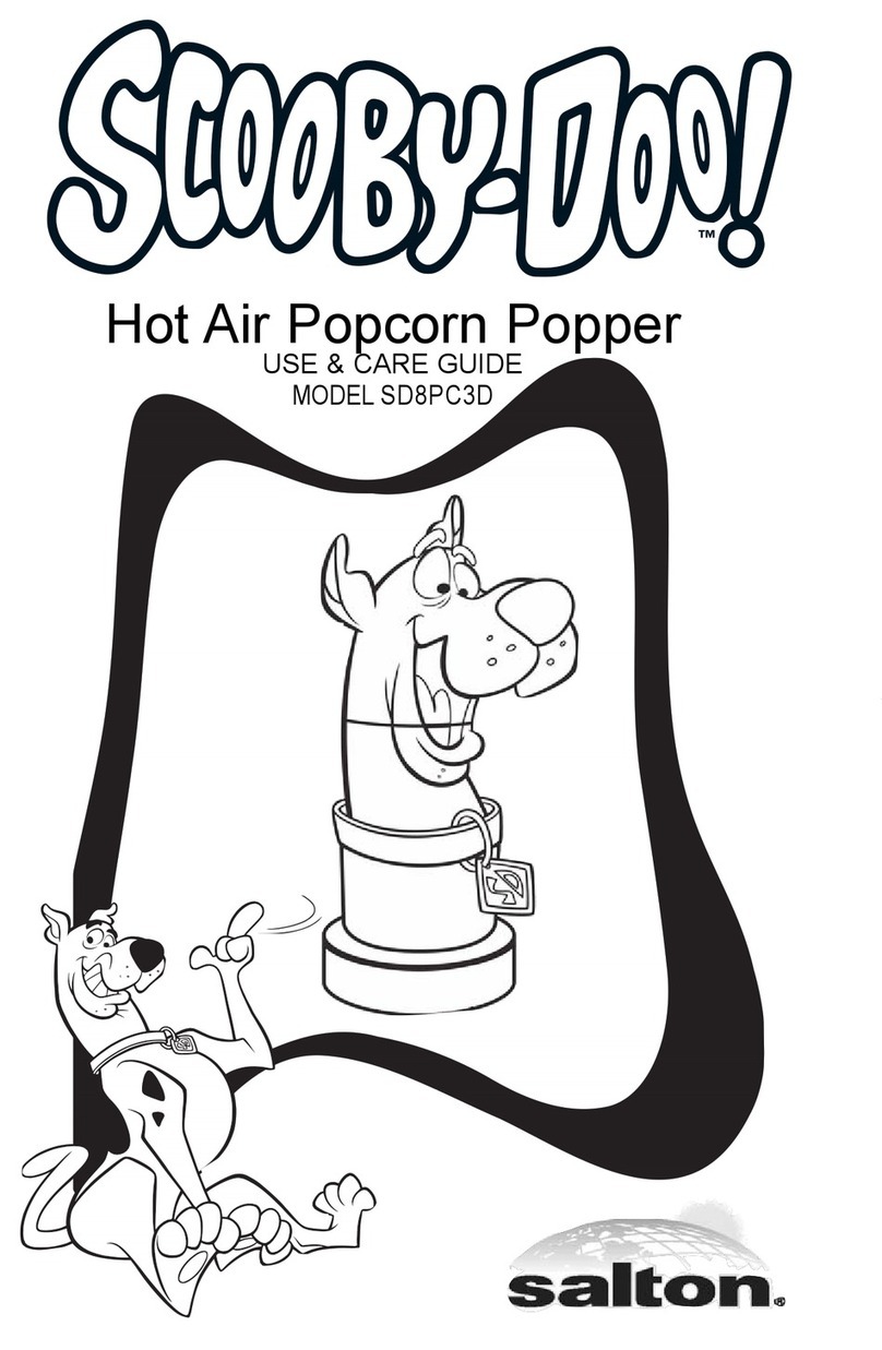 Salton SD8PC3D Scooby-Doo! Use and care guide