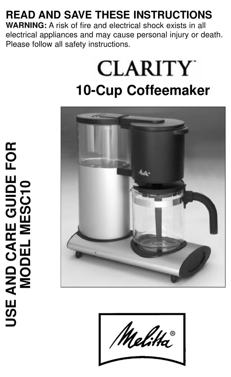 Melitta MESC10 Use & care guide
