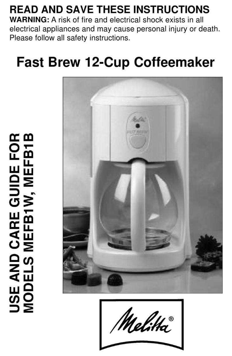 Melitta MEFB1B User manual