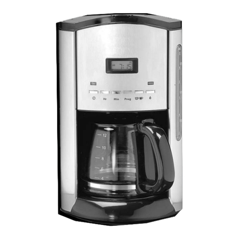 Farberware FCM12SS Millenium Quick reference guide Farberware FCM12SS Millenium Quick reference guide